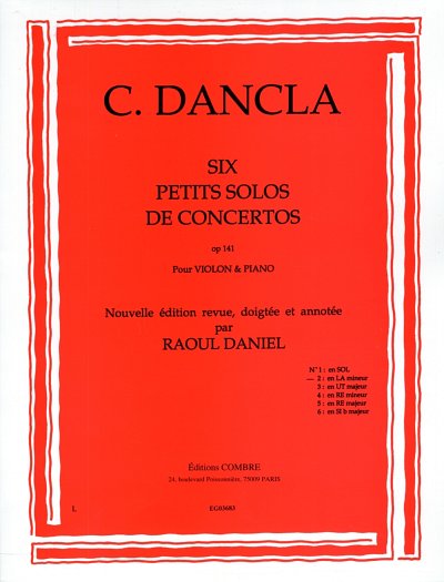 C. Dancla: Petit solo de concerto op. 141, VlKlav (KlavpaSt)