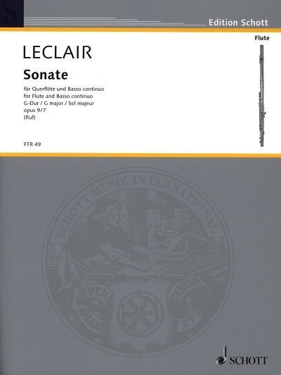J.-M. Leclair: Sonate G-Dur op. 9/7 , FlBc