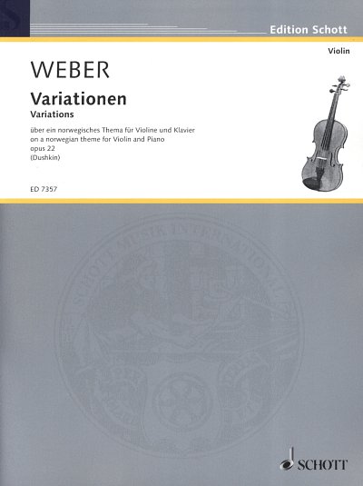 C.M. von Weber: Variationen ueber ein norwegi, VlKlav (Pa+St