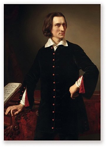 F. Liszt: Magnet Liszt Portrait, Klav