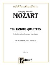 DL: W.A. Mozart: Ten Famous Quartets, K. 387, 4, 2VlVaVc (Pa
