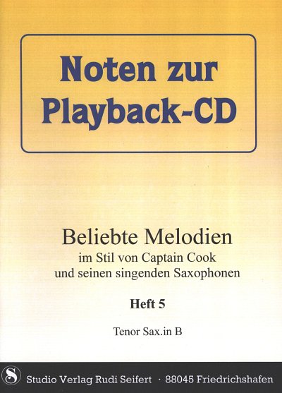 R. Seifert: Beliebte Melodien 5, MelBEs;Rhy (St1TSax)
