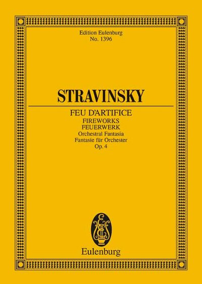 DL: I. Strawinsky: Feu d'artifice - Feuerwerk, Orch (Stp)