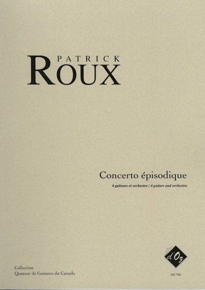 P. Roux: Concerto épisodique (Pa+St)