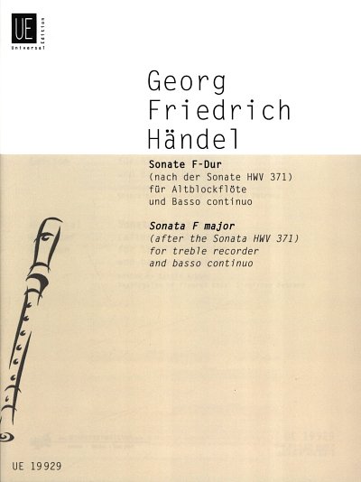 G.F. Haendel: Sonate nach HWV 371