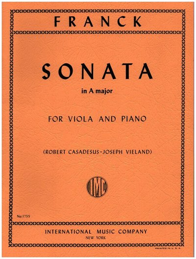 C. Franck: Sonata La (Vieland) (Bu)