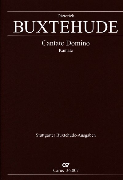 D. Buxtehude: Cantate Domino BuxWV 12 (Part.)