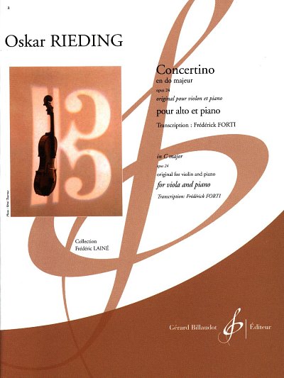 O. Rieding: Concertino en Do Majeur Op. 24
