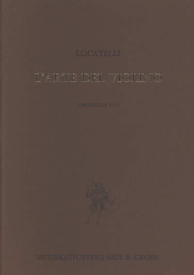 P.A. Locatelli: L'Arte del Violino op. 3, Viol (Faks)