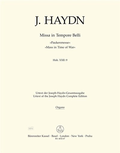 J. Haydn: Missa in Tempore Belli, 4GesGchOrchO (ORG)