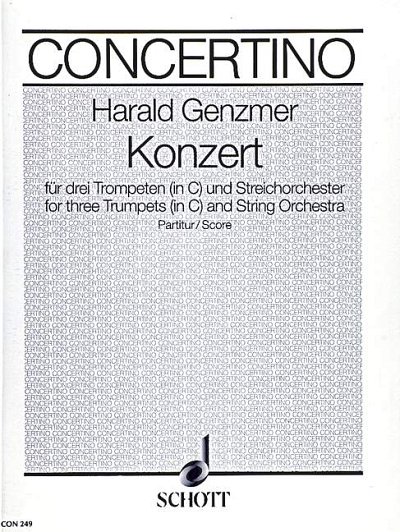 DL: H. Genzmer: Konzert (Part.)