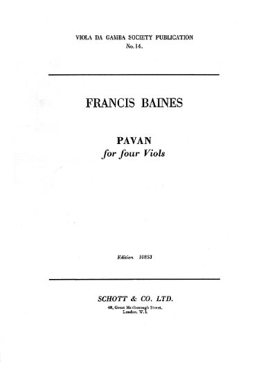 B. Francis: Pavan  (Pa+St)