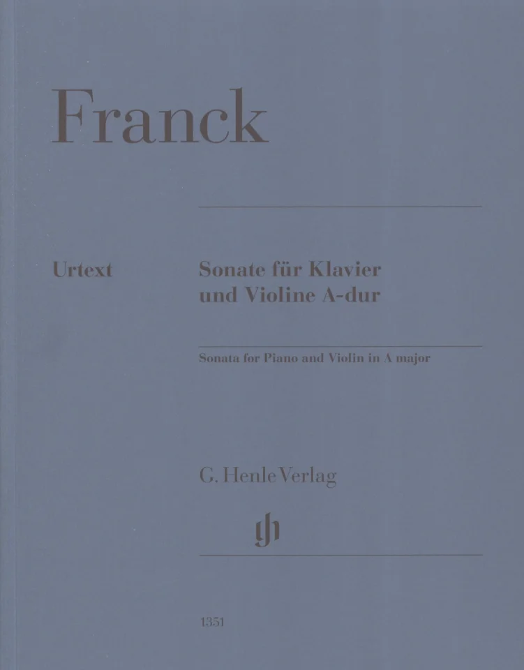 C. Franck: Violinsonate A-dur, VlKlav (KlavpaSt) (0)