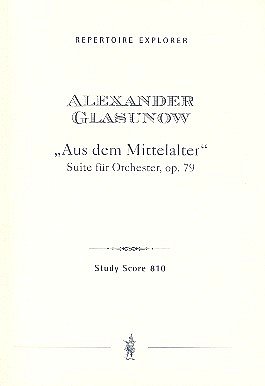 A. Glasoenov: Aus dem Mittelalter op.79