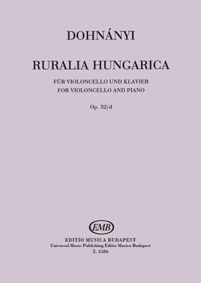 E. v. Dohnányi: Ruralia Hungarica op. 32d, VcKlav (KlavpaSt)