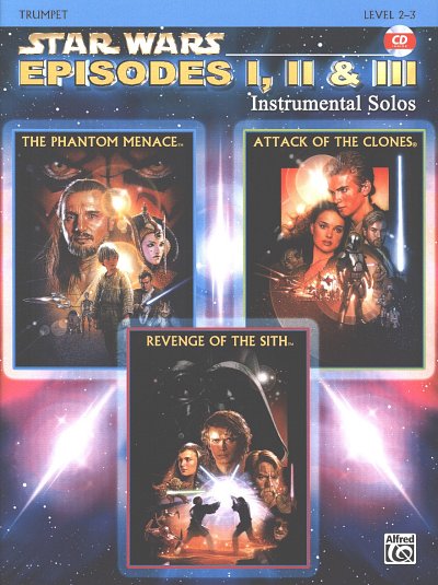 J. Williams: Star Wars Episodes I, II & III , Trp (+CD)