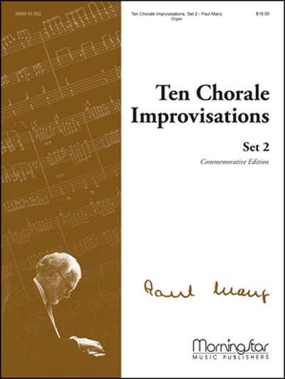 P. Manz: Ten Chorale Improvisations, Set 2, Org