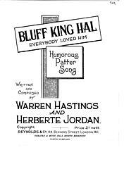 DL: W.H.H. Jordan: Bluff King Hal (Everybody Loved Him), Ges