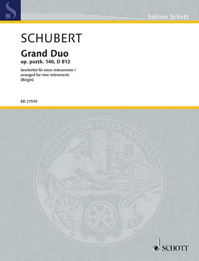 F. Schubert: Grand Duo op. post. 140 D 812