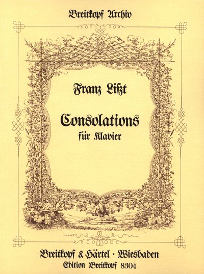 F. Liszt: Consolations. Reprint