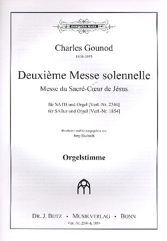 C. Gounod: Messe Solennelle 2 - Messe du Sacr, Gch3Org (Org)