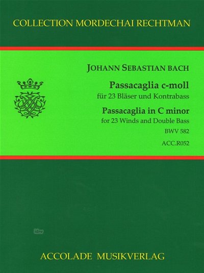 J.S. Bach: Passacaglia C-Moll BWV582, Blaso (Pa+St)