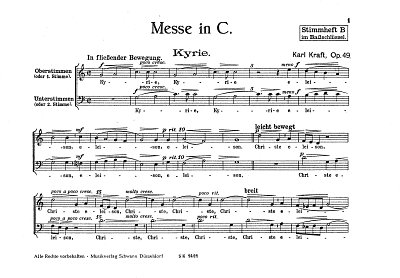 K. Kraft: Messe C-Dur Op 49