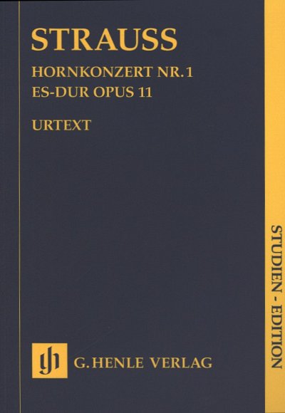 R. Strauss: Hornkonzert Nr. 1 Es-Dur op. 11, HrnOrch (Stp)