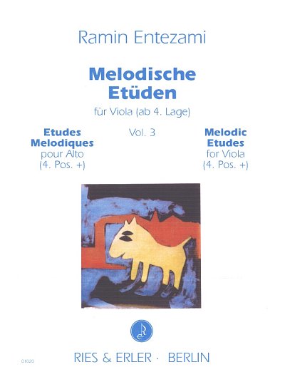 R. Entezami: Melodische Etueden 3, Va