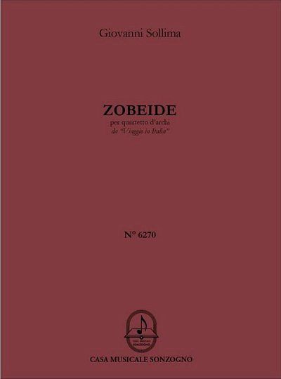 G. Sollima: Zobeide (da Viaggio in Italia)