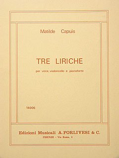 M. Capuis et al.: Tre Liriche