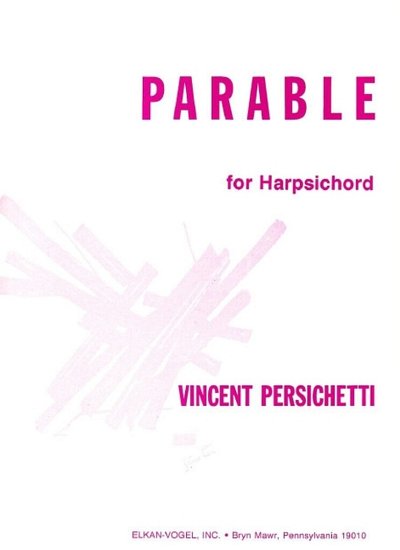 P. Vincent: Parable for Harpsichord, Cemb