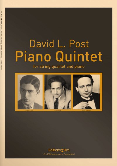 D. Post: Piano Quintet, 2VlVaVcKlav (KlavpaSt)
