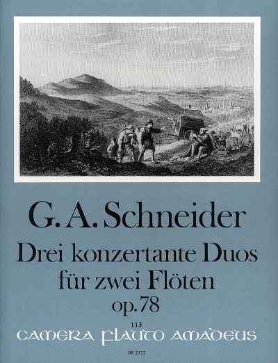 Schneider Georg Abraham: 3 Konzertante Duos Op 78 Camera Fla
