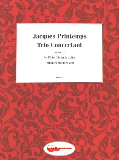 P. Jacques: Trio Concertant op. 18  (Pa+St)