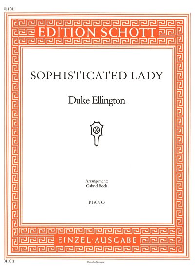 D. Ellington: Sophisticated Lady