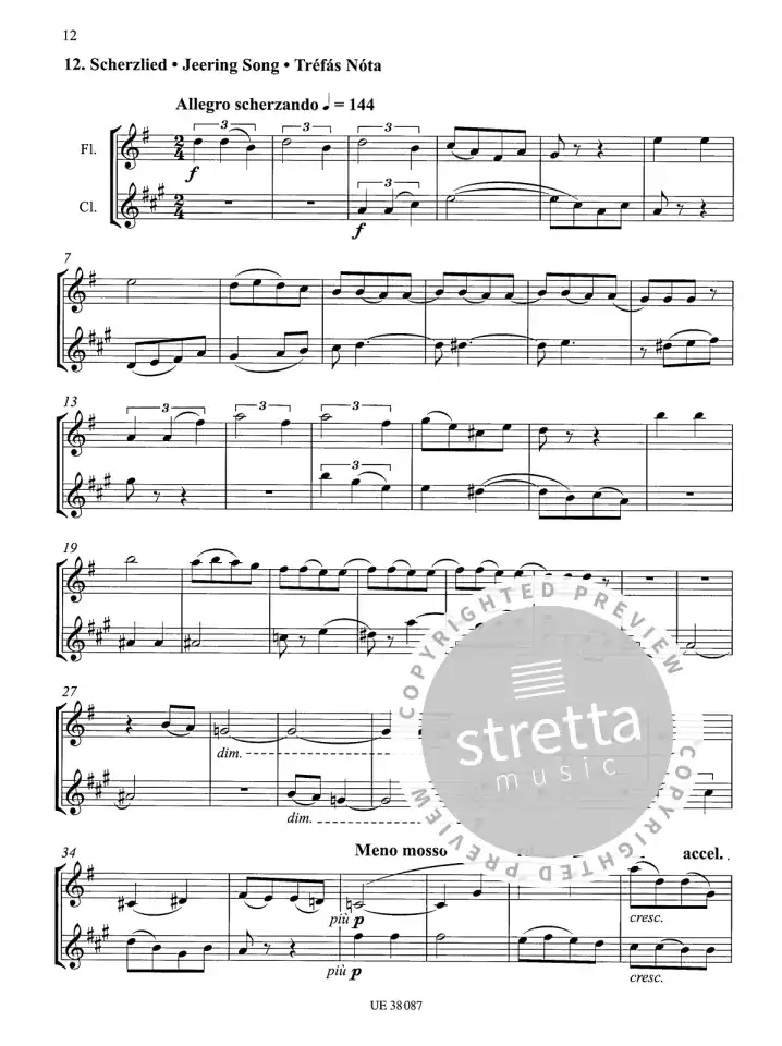 B. Bartók: 20 Duos, FlKlar (Sppa) (2)