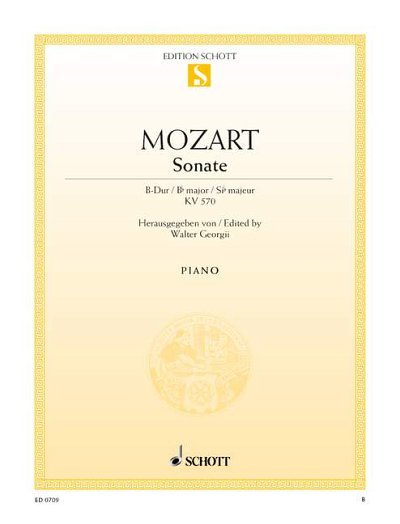 W.A. Mozart: Sonate B-Dur