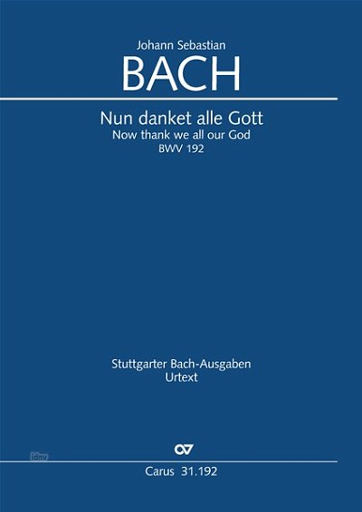 DL: J.S. Bach: Nun danket alle Gott BWV 192 (Part.)