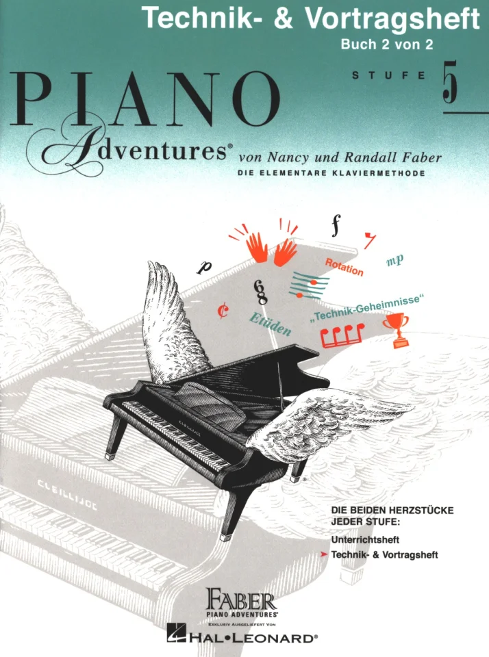 N. Faber: Piano Adventures Stufe 5 - Technik- & Vortra, Klav (0)