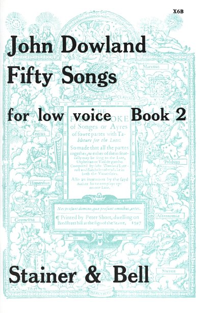 J. Dowland: Fifty Songs 2 - Low Voice, GesTiKlavOrg
