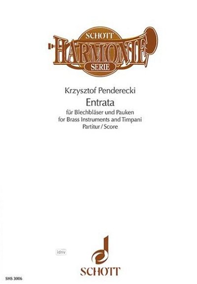 K. Penderecki: Entrata , 11BlechOrgPk (Part.)