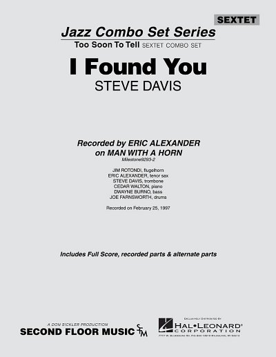 S. Davis: I Found You, Jazzens (Part.)