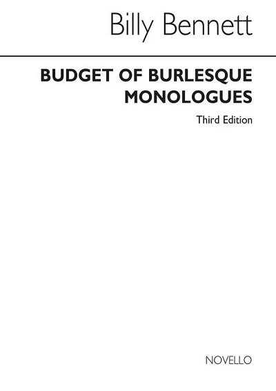 Third Budget Of Burlesque Monologue