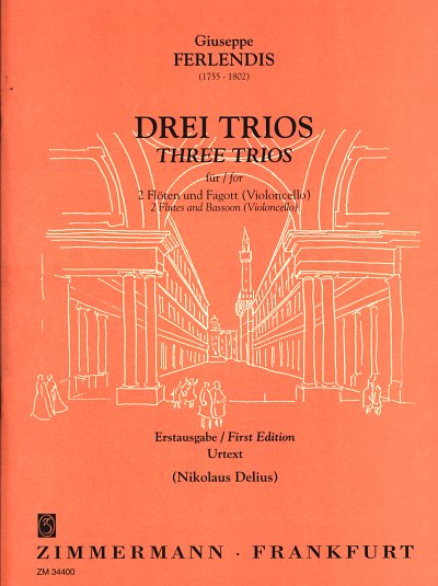 G. Ferlendis: Drei Trios, 2FlVc (Pa+St)