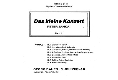 P. Janka: Das Kleine Konzert 1