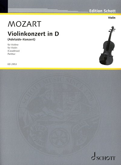 W.A. Mozart: Konzert D-Dur KV Anh. 294a, VlOrch (Part.)