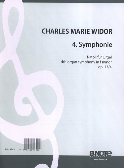 C.-M. Widor: Orgelsinfonie Nr. 4 f-Moll op. 13/4, Org
