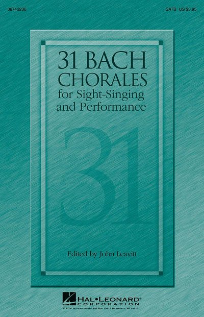 J.S. Bach: 31 Bach Chorales for Sight-Singin, GchKlav (Chpa)