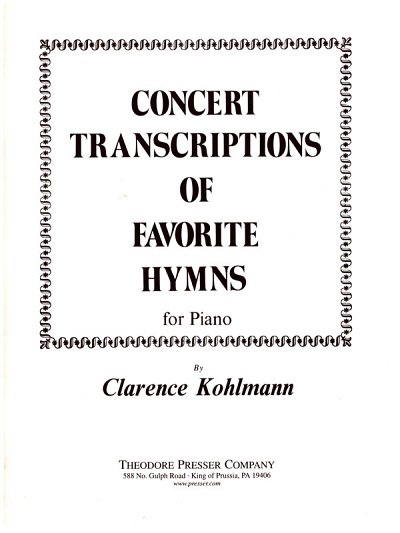 Various: Concert Transcriptions Of Favorite Hymns